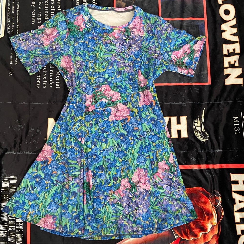 I SPY WITH MY LITTLE IRIS EVIL TEE DRESS
